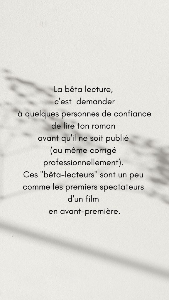 la bêta-lecture