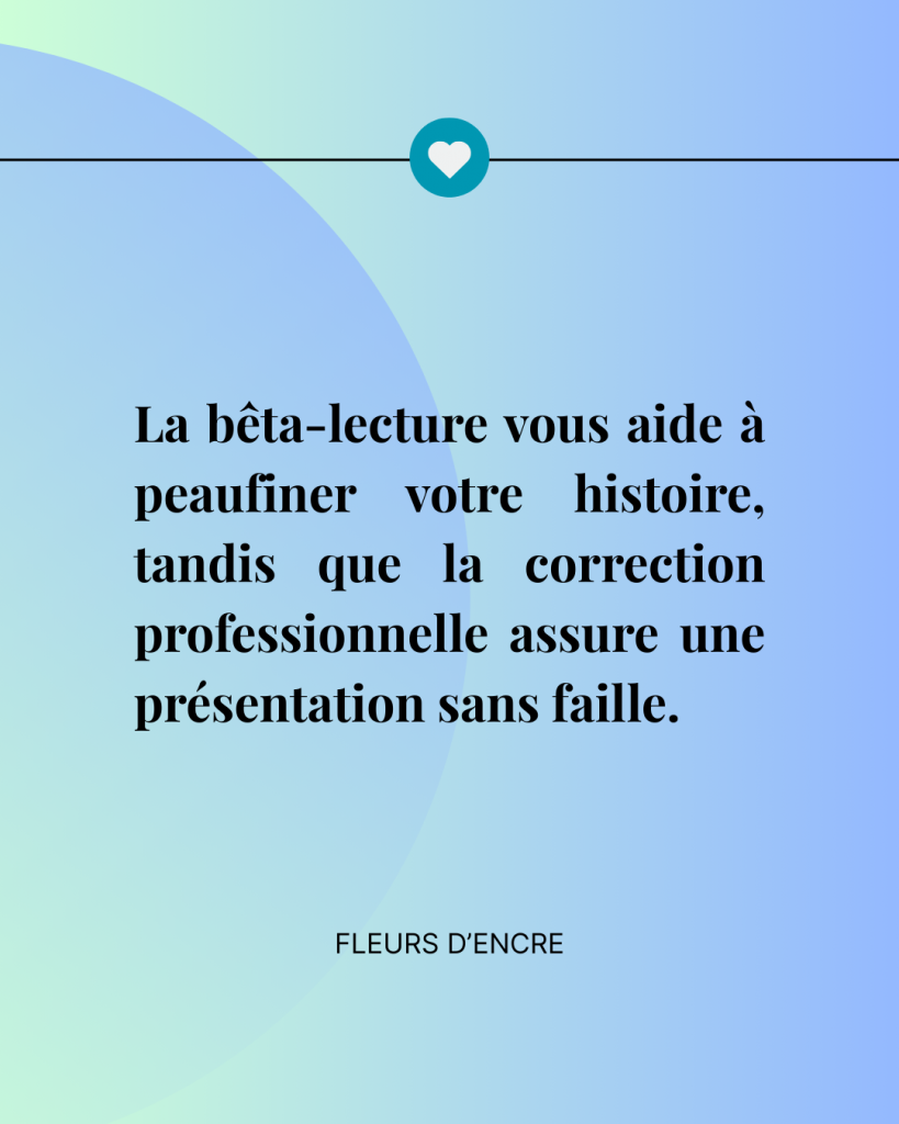 Conclusion différence entre bêta-lecture et correction