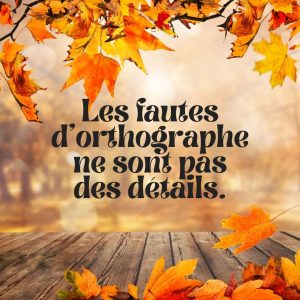 Lire la suite à propos de l’article Les fautes : un détail ?