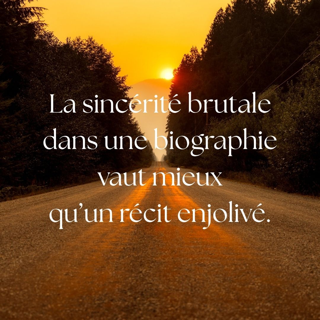 Lire la suite à propos de l’article Une biographie lisse ou sincère ?