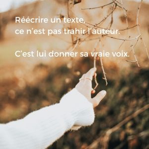 Lire la suite à propos de l’article Un point sur la réécriture