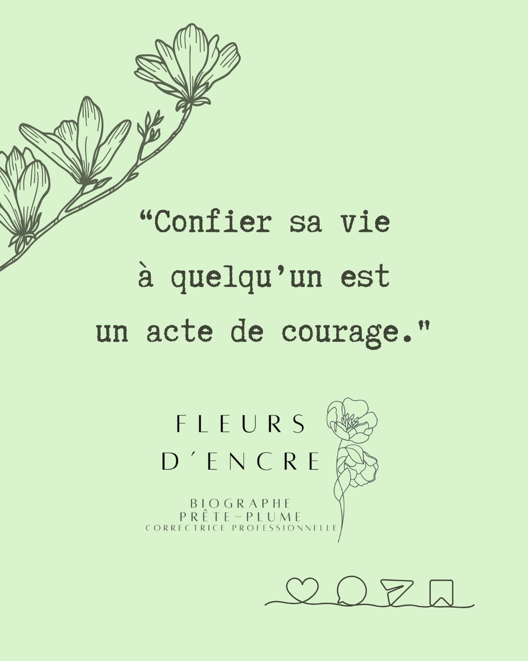 You are currently viewing Confier sa vie à quelqu&rsquo;un est un acte de courage