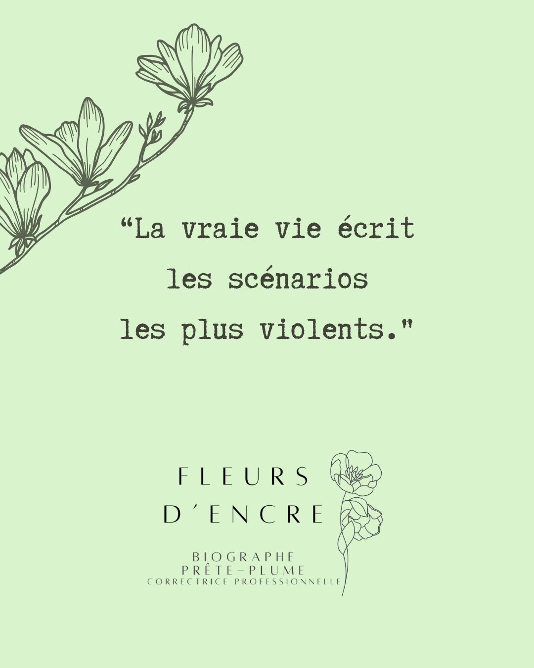 You are currently viewing La vie écrit les scénarios les plus violents